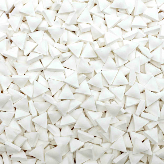 White Triangle Candy Sprinkles