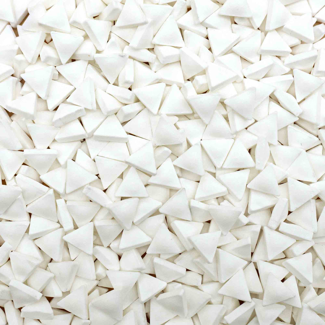 White Triangle Candy Sprinkles