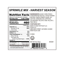 Load image into Gallery viewer, Harvest Season Jimmies Mix
