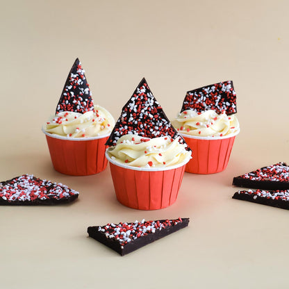 Peppermint Crunch Candy Crumb Topping