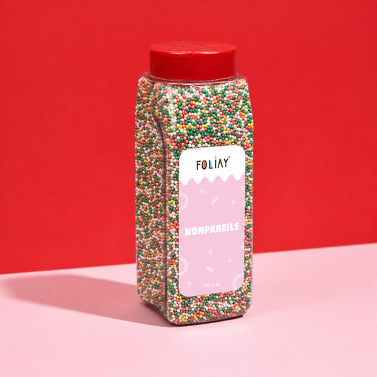 Holly Jolly Nonpareils Mix 28oz Pack