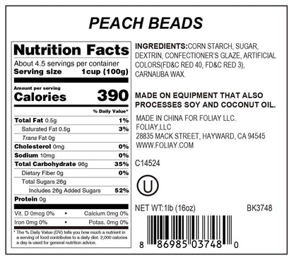 Peach Nonpareils
