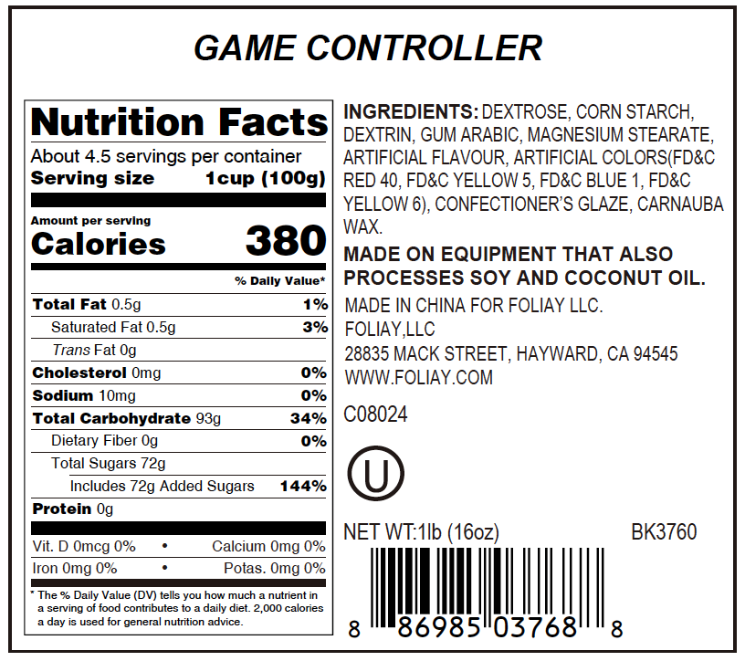 Game Controller Candy Sprinkles