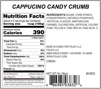 Cappuccino Crumb Topping
