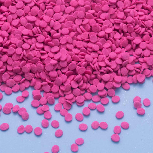 Neon Pink Quin Sprinkles