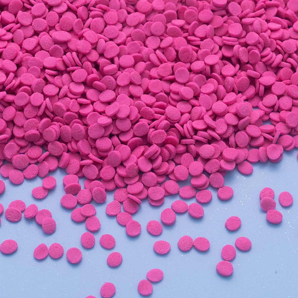 Neon Pink Sequins Confetti Sprinkles