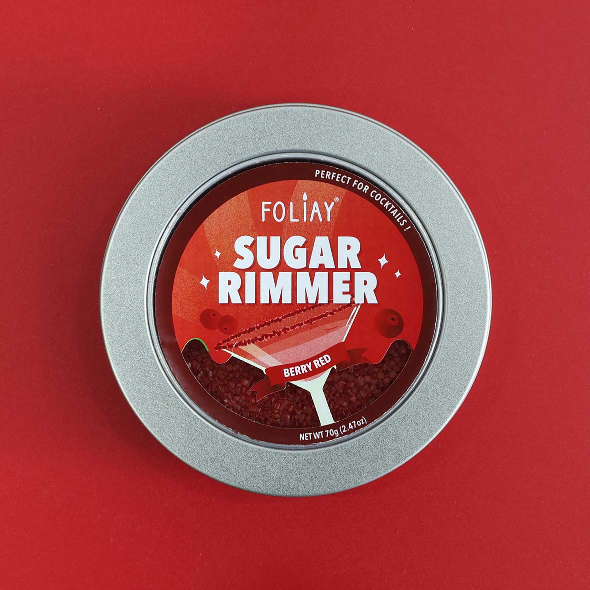 Raspberry Cocktail Sugar Rimmer