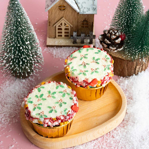 6" x 6" Holly Jolly Cookie Stencil