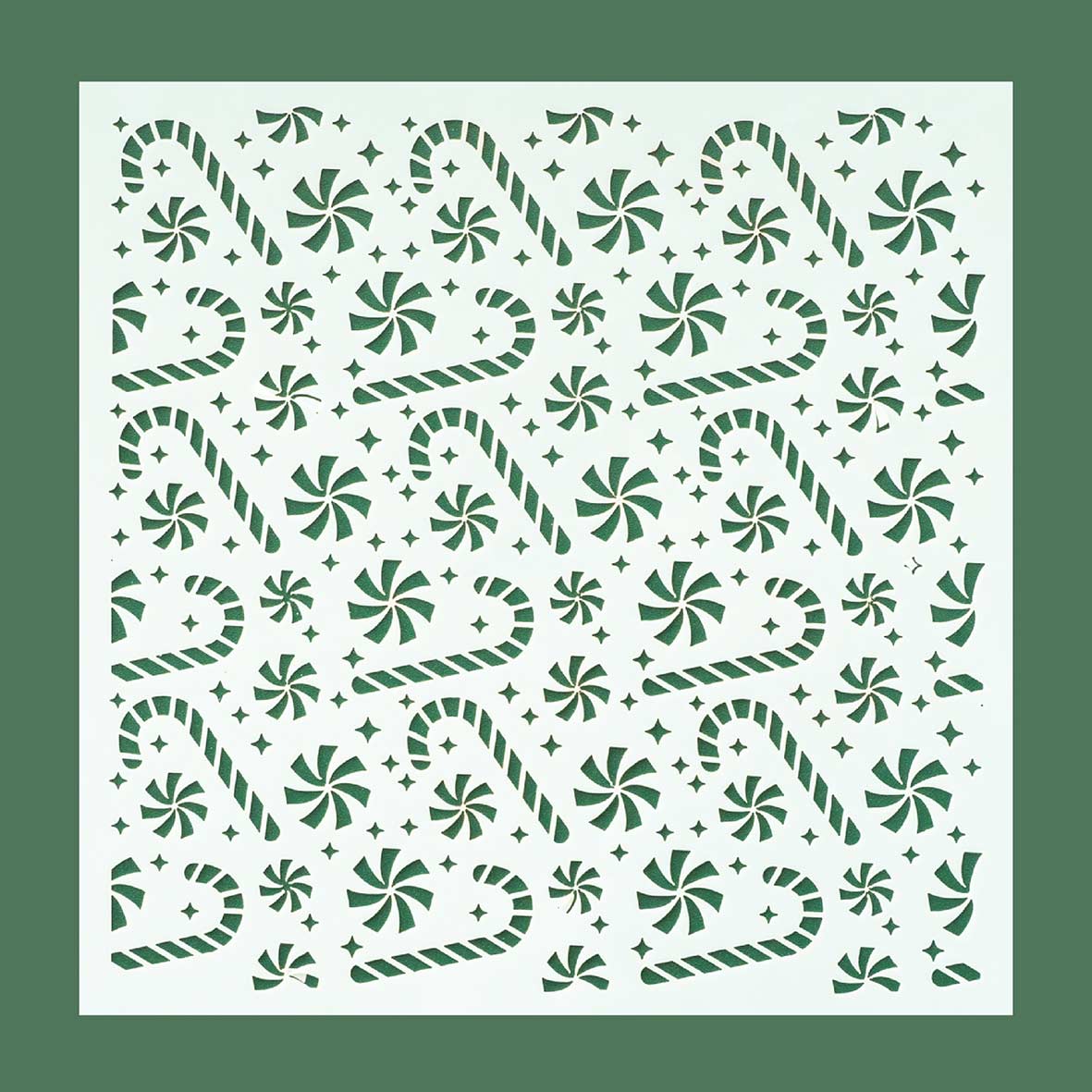 5.9" x 5.9" The Holiday Cookie Stencil