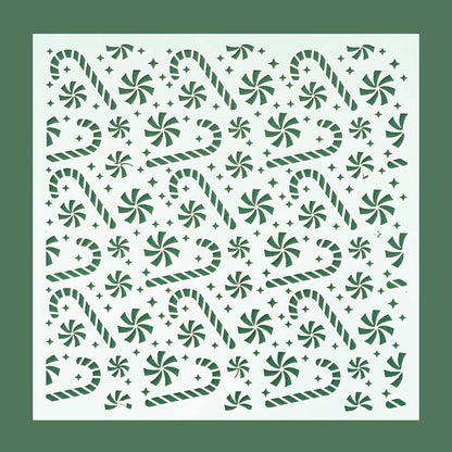 5.9" x 5.9" The Holiday Cookie Stencil