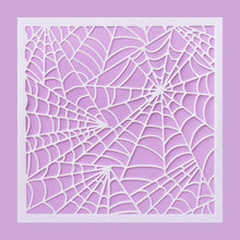 Load image into Gallery viewer, 5.9&quot; x 5.9&quot; Spider Web Cookie Stencil
