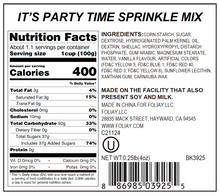 Load image into Gallery viewer, It&#39;s Party Time Sprinkle Mix
