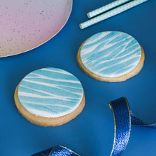 Load image into Gallery viewer, 5.9&quot; x 5.9&quot; Ocean Waves Cookie Stencil
