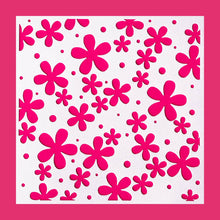 Load image into Gallery viewer, 5.9&quot; x 5.9&quot; Flowers Pattern Cookie Stencil
