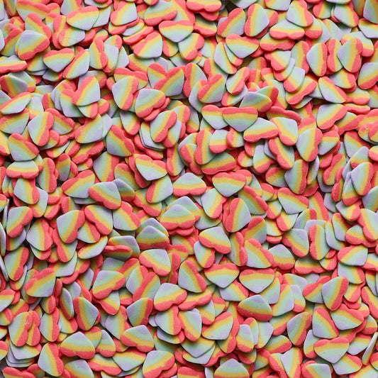 Rainbow Heart Edible Cake Decoration