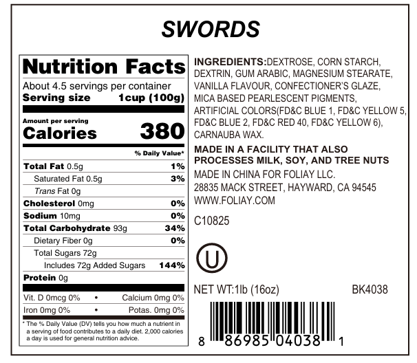 Sword Candy Sprinkles