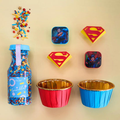 Superman Cupcake Decorating Kit