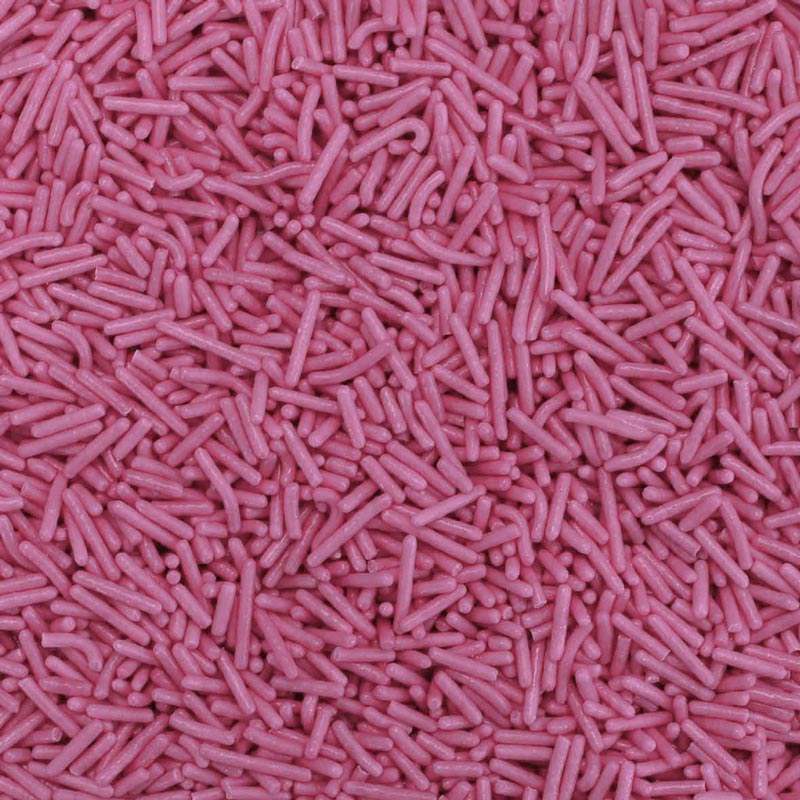 Natural Hot Pink Jimmies Sprinkles