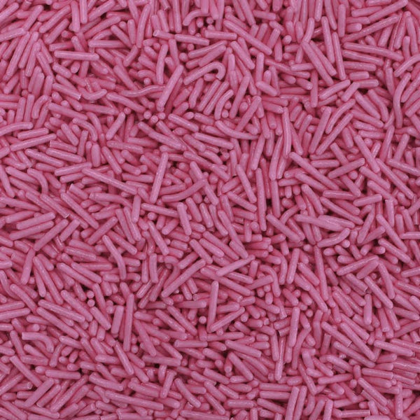 Natural Hot Pink Jimmies Sprinkles