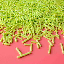 Load image into Gallery viewer, Natural Light Green Jimmies Sprinkles
