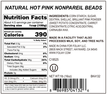 Load image into Gallery viewer, Natural Hot Pink Nonpareils
