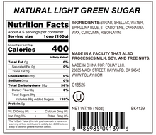 Load image into Gallery viewer, Natural Light Green Sanding Sugar Sprinkles
