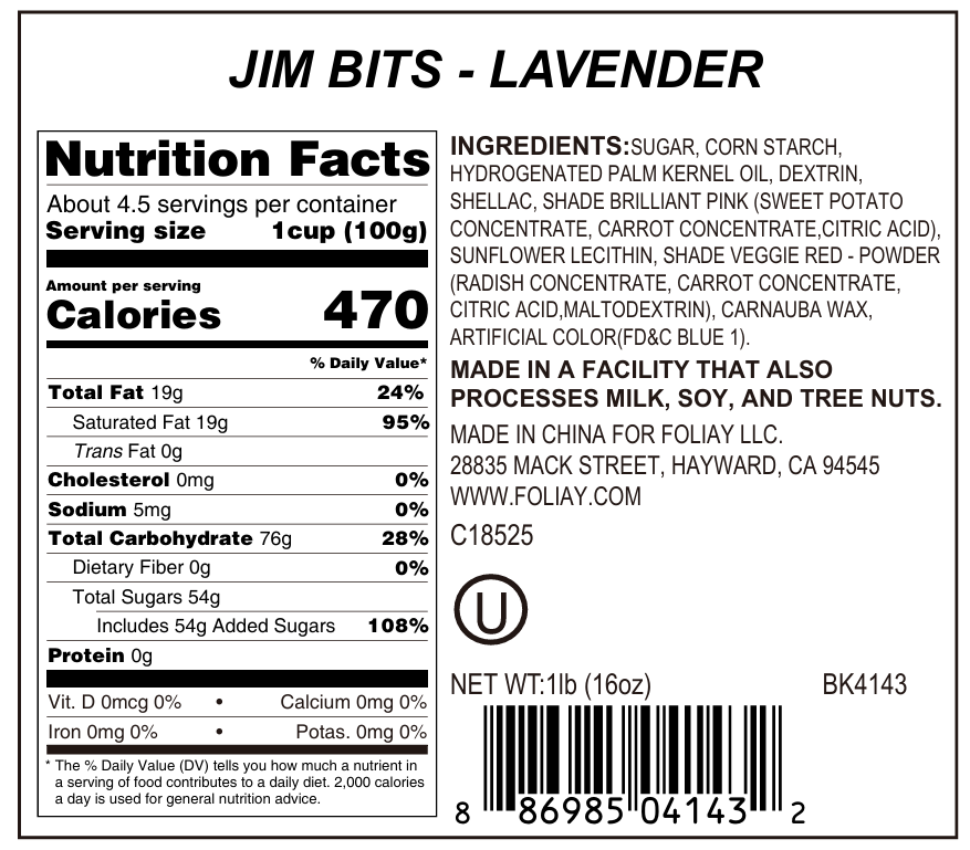 Lavender Jimmies Sprinkles