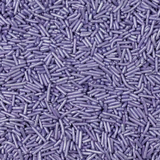 Lavender Pearlized Jimmies Sprinkles