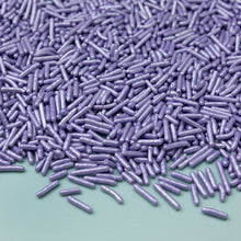Load image into Gallery viewer, Lavender Pearlized Jimmies Sprinkles
