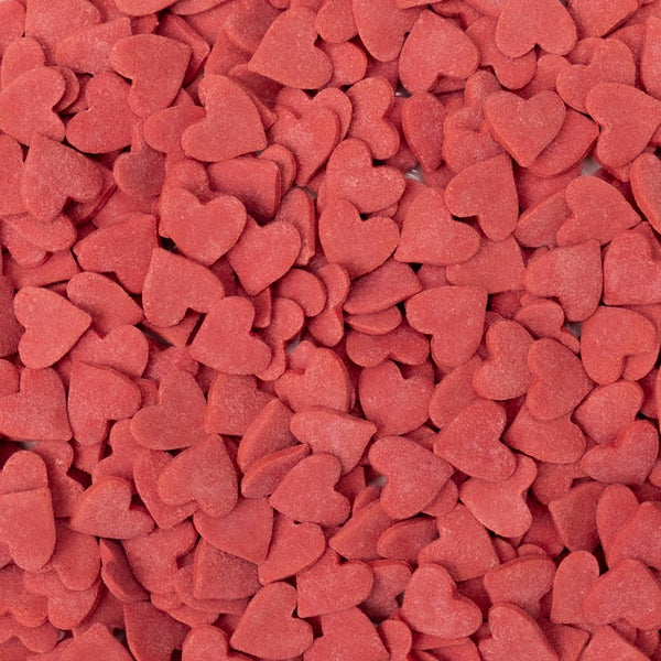 Large Red Heart Quin Confetti Sprinkles