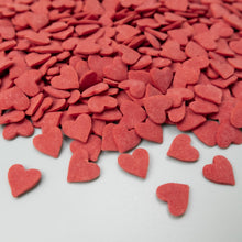 Load image into Gallery viewer, Large Red Heart Quin Confetti Sprinkles
