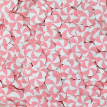 Load image into Gallery viewer, Pink &amp; White Swirl Edible Cake Decoration
