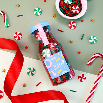 Candy Cane Lane Sprinkle Mix