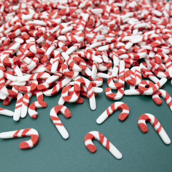 Candy Cane Edible Cake Decoration