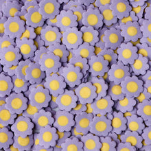 Load image into Gallery viewer, Purple Daisy Edible Cake Decoration
