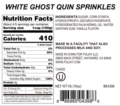 White Ghost Quin Sprinkles