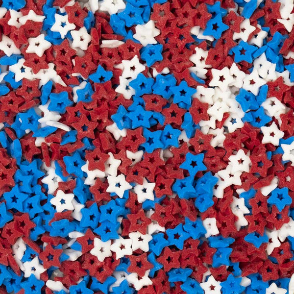 Red, White & Blue Stars Quin Sprinkles