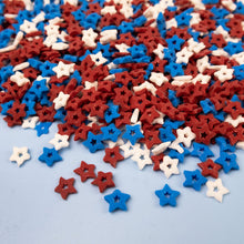 Load image into Gallery viewer, Red, White &amp; Blue Stars Quin Sprinkles
