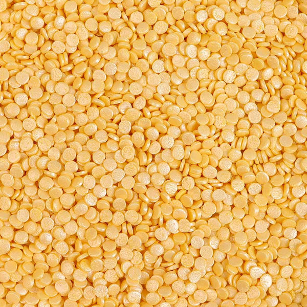 Marigold Pearl Quin Sprinkles