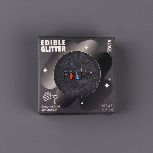 Black Edible Glitter