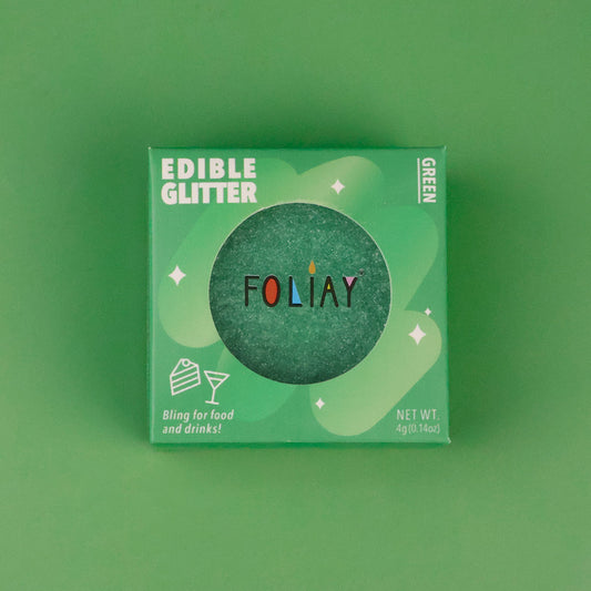 Green Edible Glitter