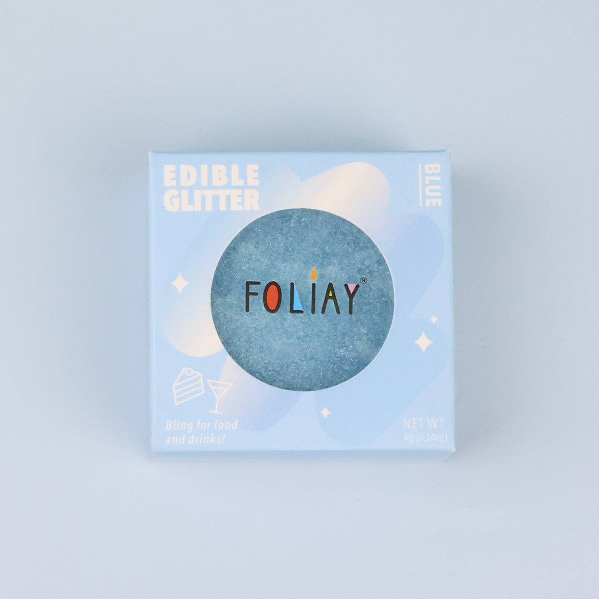 Blue Edible Glitter