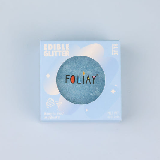 Blue Edible Glitter
