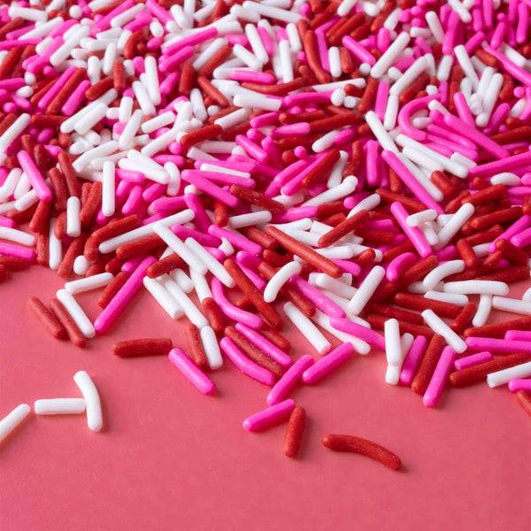 Valentine Pink Jimmies Sprinkles