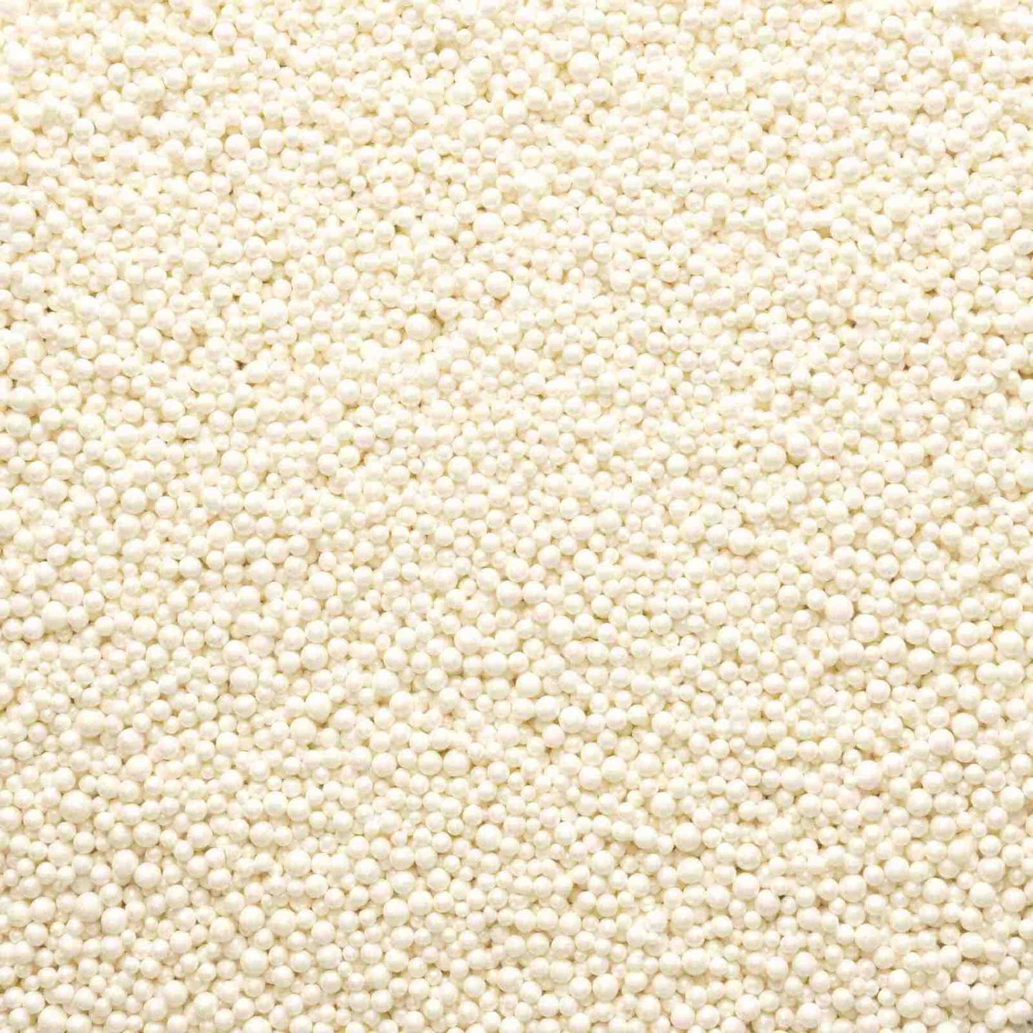 White Shimmer Nonpareils