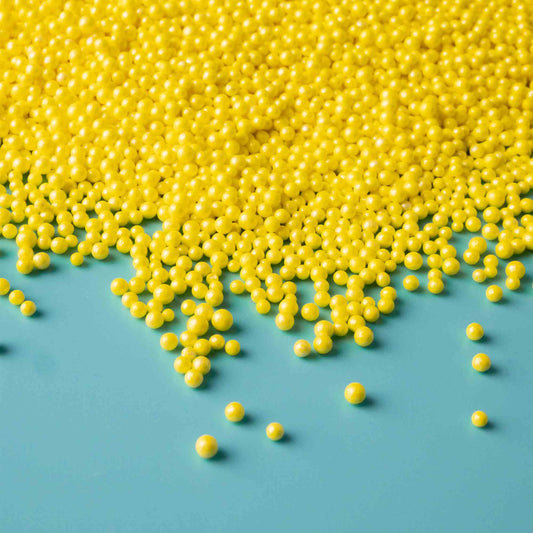 Yellow Shimmer Nonpareils