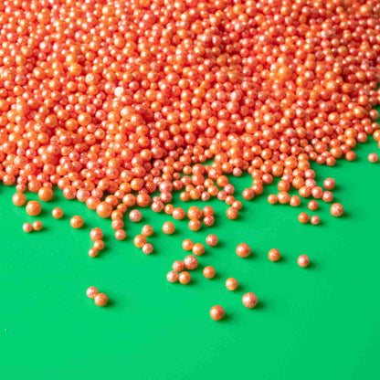 Orange Shimmer Nonpareils