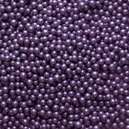 Purple Shimmer Sugar Pearls