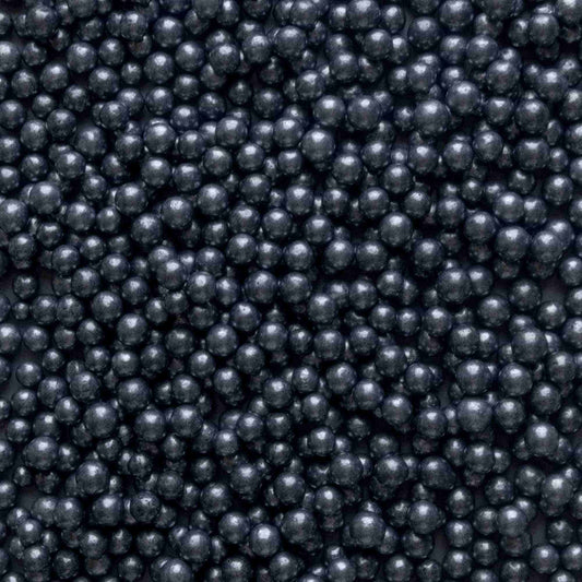 Black Shimmer Sugar Pearls