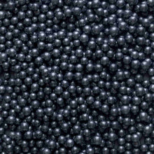 Load image into Gallery viewer, Black Shimmer Sugar Pearls
